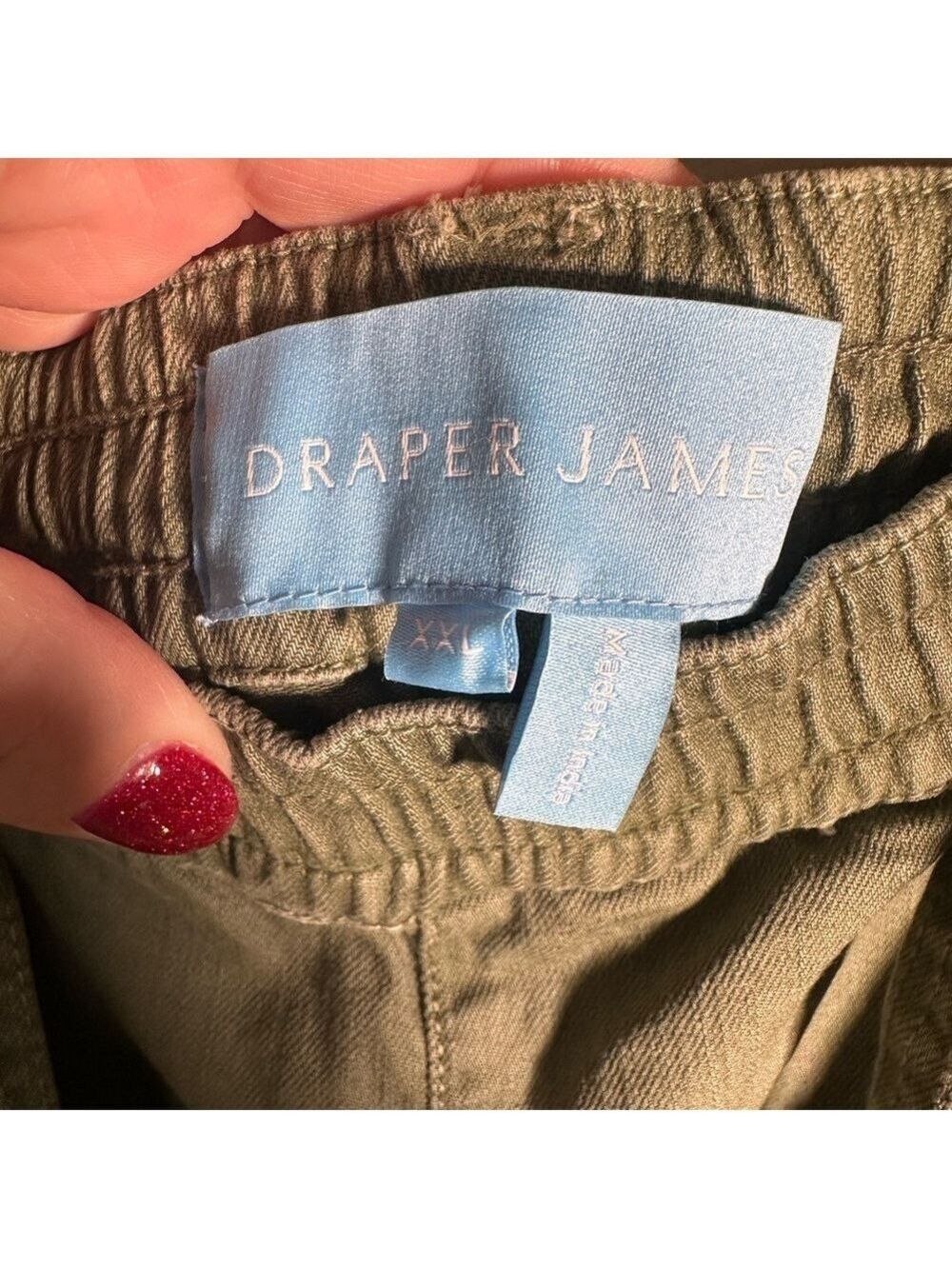 Draper James Green Utility Pants NWOT - Picture 4 of 7